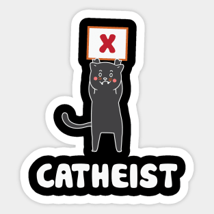 Sarcastic Black Cat Sticker